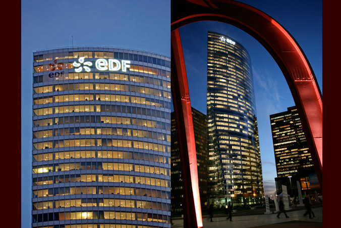 Tour EDF a la Defense Paris